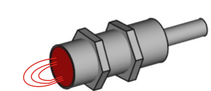 Rod shape versin of proximity switch sensor for variable area flow meter
